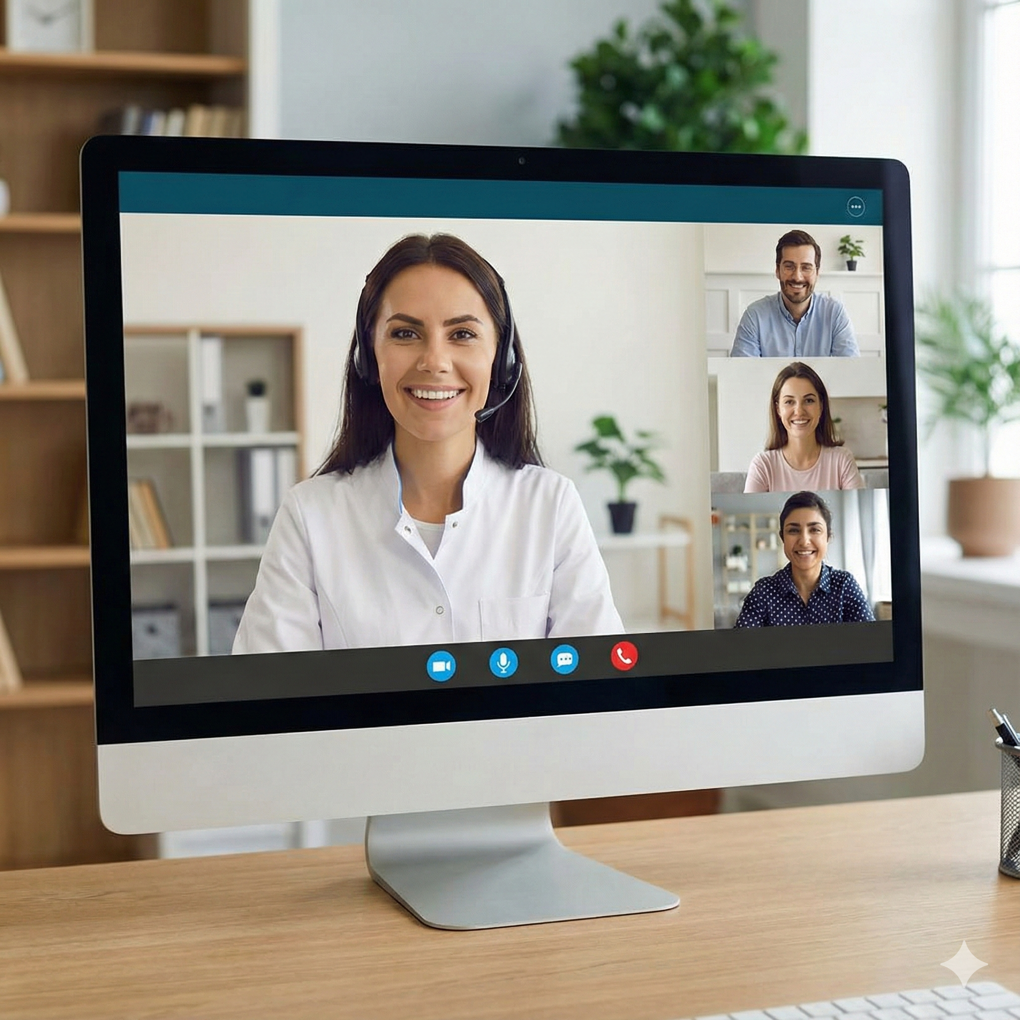 Medical professional preparing for interview